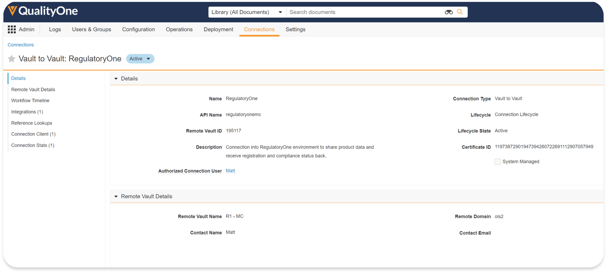 Veeva Vault screenshot 6.24