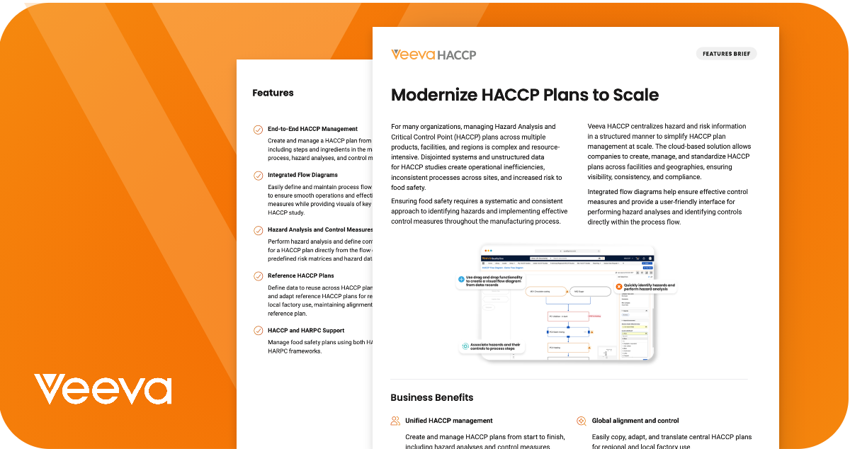 Read HACCP features brief