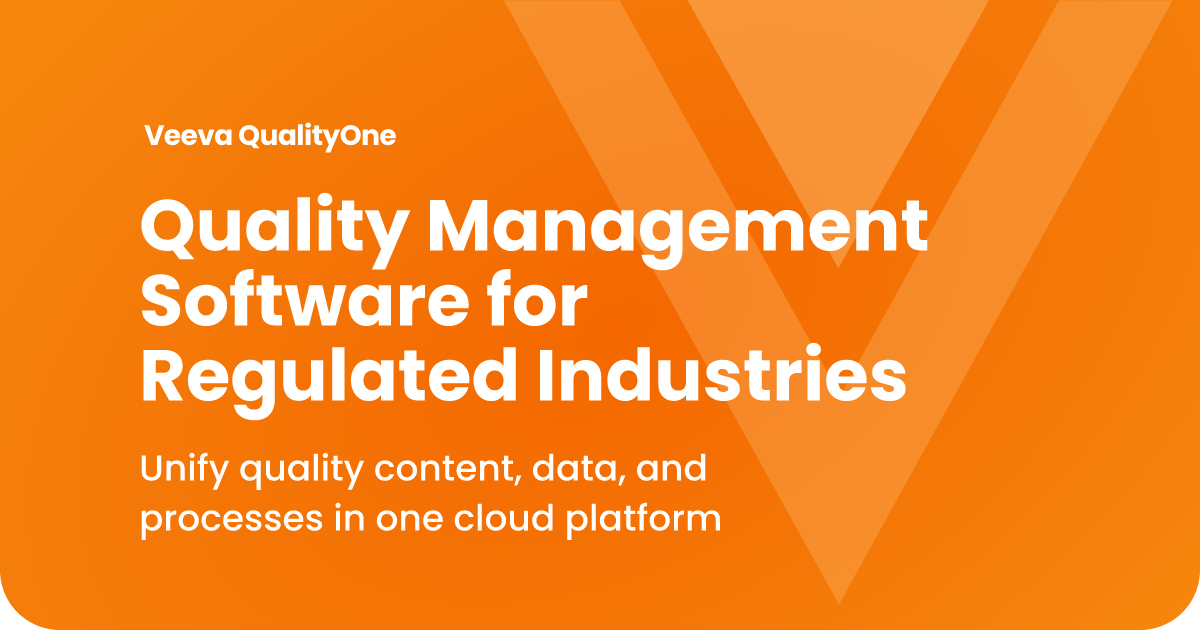 veeva quality one Quality Management Solutions main image 0