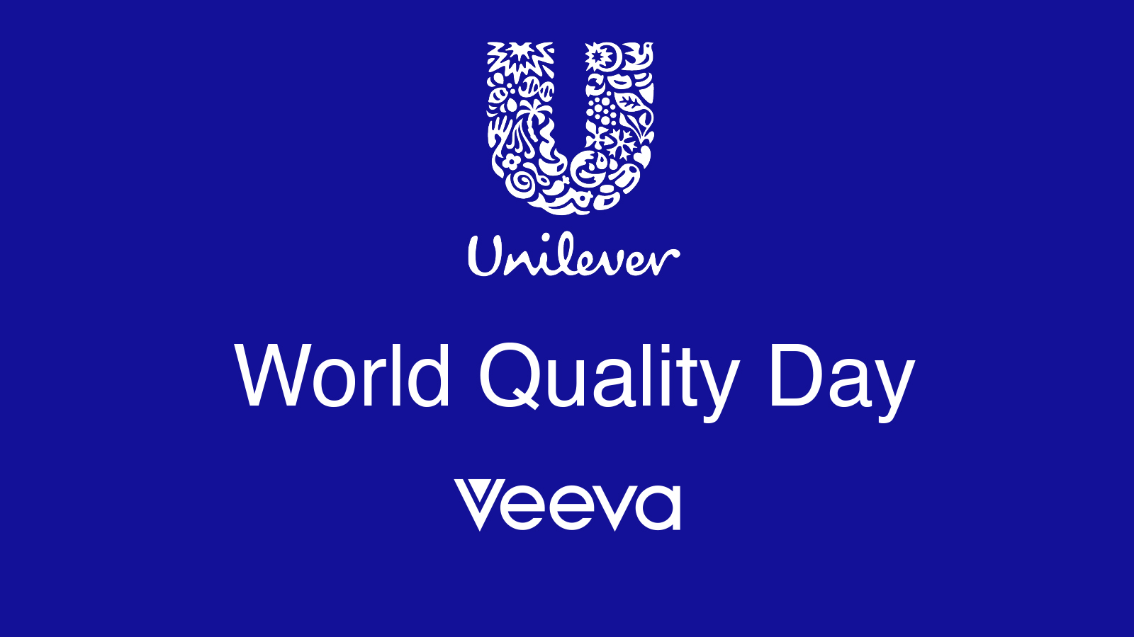 Unilever Invites Key Technology Partner Veeva to Share Perspective on World Quality Day