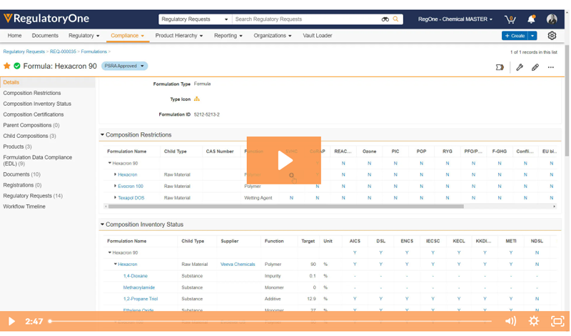 RegulatoryOne Compliance Management Demo